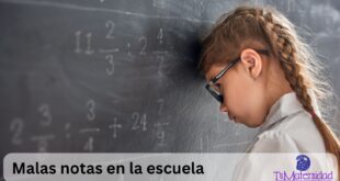 Malas notas en la escuela
