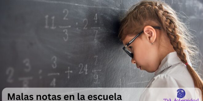 Malas notas en la escuela